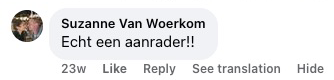 Anmeldelse fra Suzanne Van Woerkom